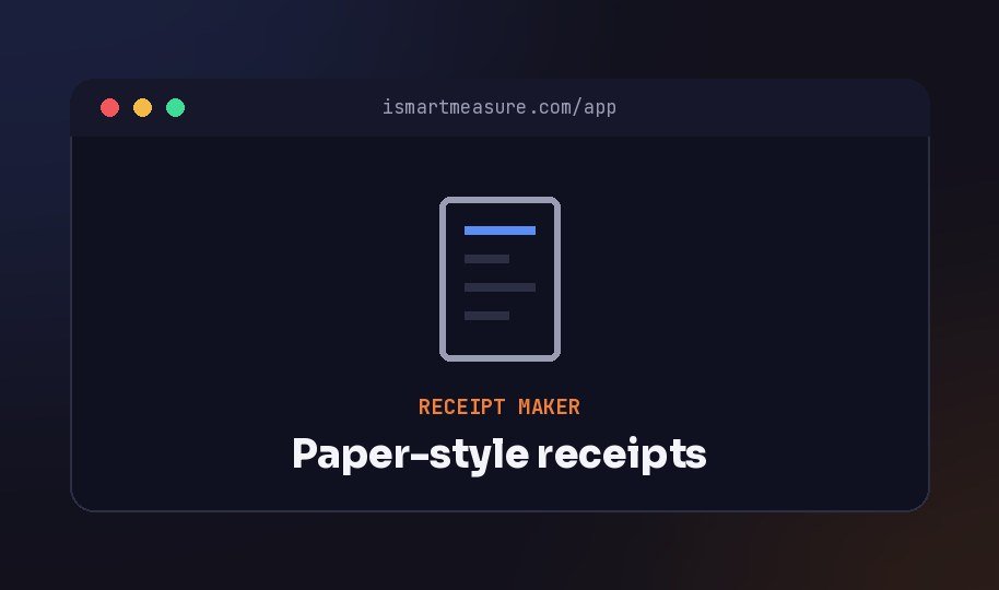 Open Receipt and set your store details